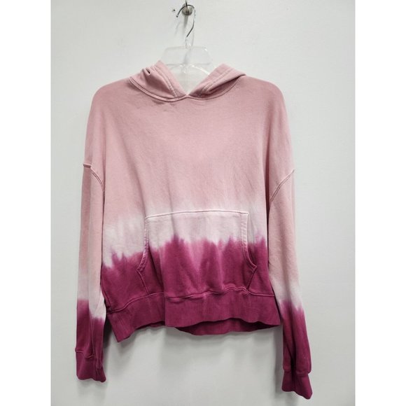 Wildfox Womens Olivia Hoodie Small Pink Tie Dye Relaxed Fit Pullover Sweatshirt - Picture 3 of 9